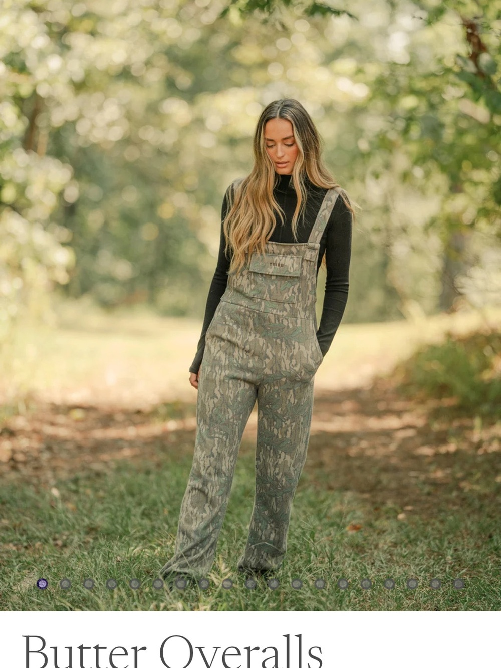 Camo Butter Overalls - Women’s Green Overalls